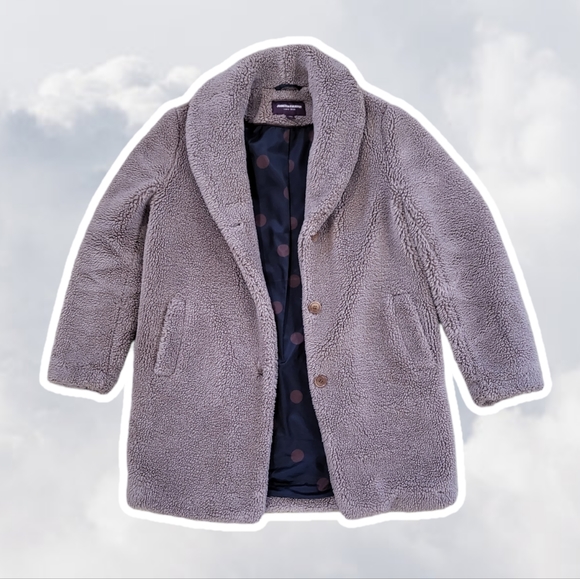 Johnston & Murphy Jackets & Blazers - Johnston & Murphy XS Brown Faux Fur Bunny Coat